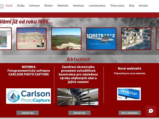 v oblasti cad systémů a 3d modelování jsem dodavatelem speciálního technického a softwarového vybavení. nabízímé pravidelná školení a jsme prémiovým distrubutorem software carlson.