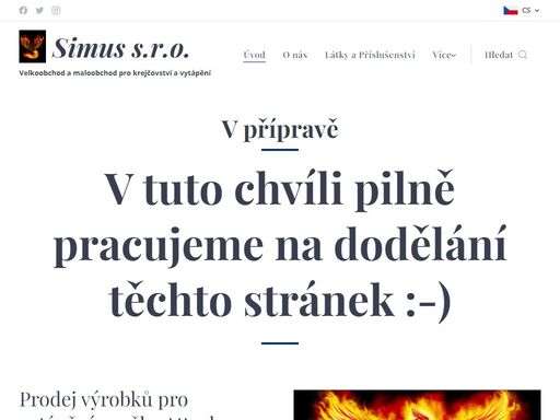 v tuto chvíli pro vás tyto stránky pečlivě připravujeme :)