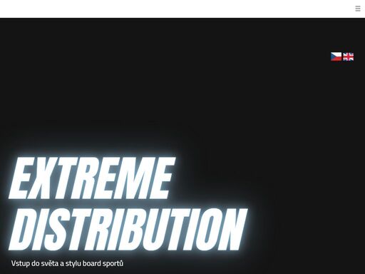 oficiální stránky extreme distribution - dovozce a prodejce skate/snow/street/fashion zboží