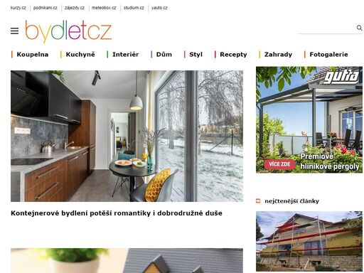bydlet.cz  to jsou novinky a moderní bydlení, zahrada, reality a fotogalerie. najdete zde články, diskuzi a inzerci. finance a hypotéka jsou řešeny v odborných poradnách, kde dotazy zodpovídají profesionálové z oboru. stránka 1