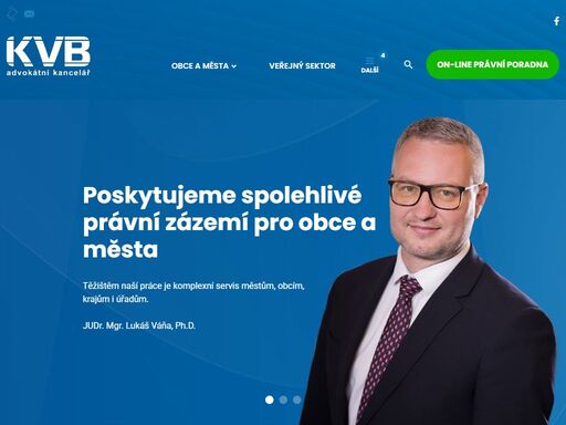 využijte služeb advokátní kanceláře kvb. specializujeme se na komplexní právní služby obcím, městům a krajům a na odborné služby veřejného i soukromého práva.