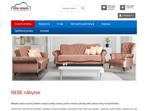 nebe nábytek - velkoobchod a maloobchod s nábytkem