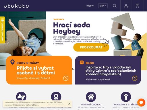 české hračky pro děti, které podporují pohyb, fantazii a vývoj. hračkářství kde dbáme na originální design, kvalitní zpracování, radost pro celou rodinu.