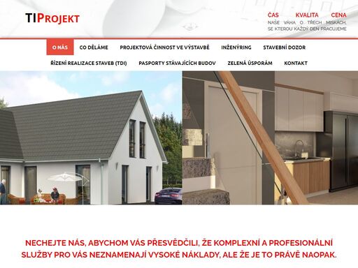 projektová činnost ve výstavbě, inženýring, stavební dozor, řízení realizace staveb (tdi), pasporty stávajících budov, zelená úsporám