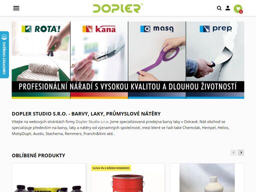 online obchod i kamenná prodejna barev a laků. tisíce položek skladem. vyzkoušejte pohodlný nákup barev od profesionálů s poradenstvím zdarma.