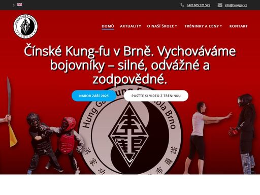 čínské kung-fu v brně. vychováváme bojovníky – silné, odvážné a zodpovědné.