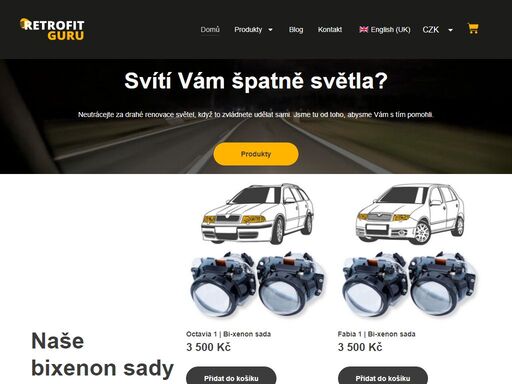 specializujeme se na prodej sad pro přestavbu xenonových světel na modernější bi-xenonová a to bez potřeby modifikace světel.
