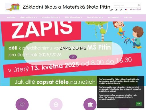 základní škola, mateřská škola, školní družina, školní jídelna