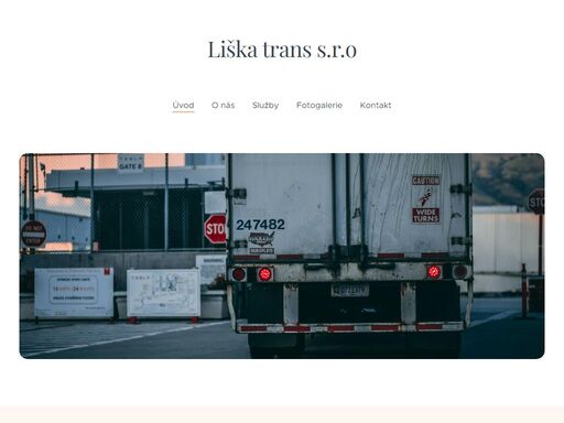 jsme profesionální společnost zabývající se kamionovou a nákladní dopravou a poskytujeme široké spektrum služeb spojených s přepravou zboží. snažíme se vždy splnit očekávání a potřeby našich zákazníků a garantujeme spolehlivost a bezpečnost při přepravě.