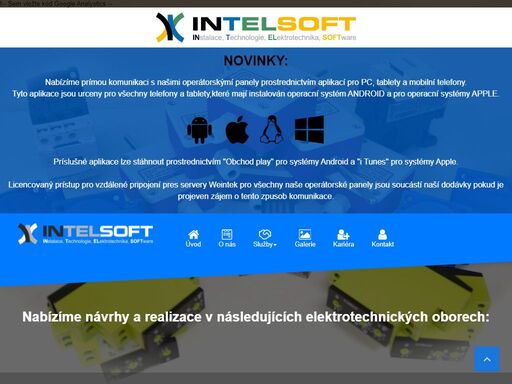 instalace silových a ovládacích kabelu, prístroju a dalších komponentu, instalace elektrických rozvadecu silových a rídících,  instalace ovládacích panelu pro obsluhu, instalace potrebné vzdálené správy dle konkrétního zadání, instalaci a oživení námi  vyvinutých systému