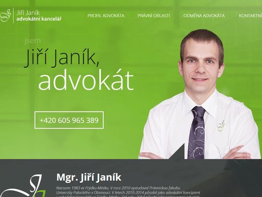 advokát z frýdku-místku poskytující právní pomoc občanům i firmám v široké oblasti práva.