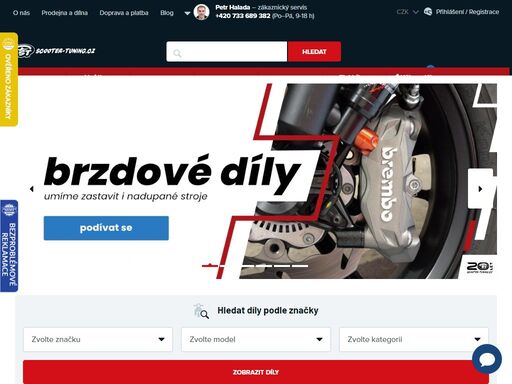 scooter-tuning.cz největší e-shop na náhradní díly a tuning pro skútry! ?přes 15 000 dílů od motorových částí, výfuků, po příslušenství a nástroje do dílny s dopravou zdarma od 1 500 kč. ?slevový kód 5 %: seosleva5 na objednávky od 1 500 kč.
