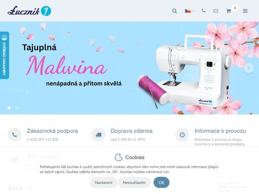 šicí stroje lucznik jsou symbolem pro vysokou kvalitu šicí techniky a šití. lucznik nabízí moderní šicí stroje, overlocky, žehlící lisy a domácí spotřebiče.