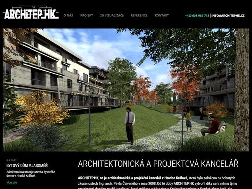 architep hk, to je architektonická a projekční kancelář z hradce králové, která byla založena na bohatých zkušenostech ing. arch. pavla červeného.