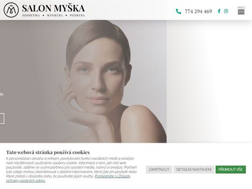 hledáte kvalitní kosmetické studio? navštivte salon myška a užijte si profesionální péči o pleť a tělo. najdete nás v chrudimi.