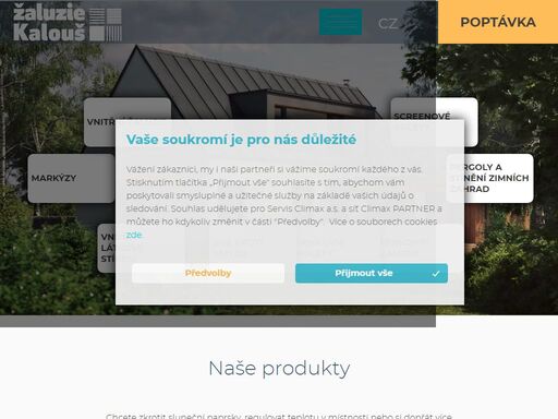 zabýváme se prodejem a poradenstvím v oblasti: žaluzie, rolety, sítě proti hmyzu, markýzy.