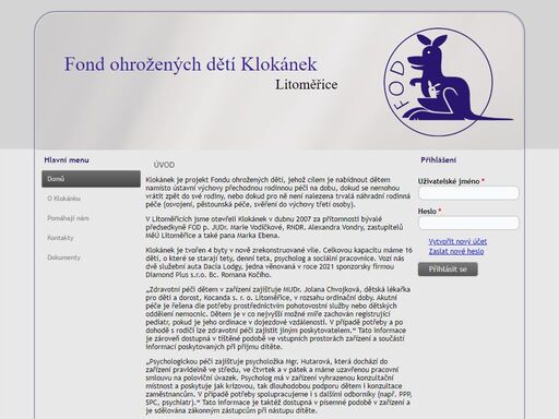 www.klokaneklitomerice.cz
