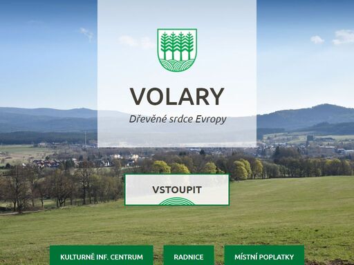 oficiální stránky města volary