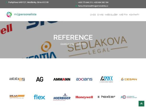 služby v oblasti rozvoje lidských zdrojů a personálního managementu, více než 20 let zkušeností. externí hr, outsourcing hr, pracovně-právní poradenství, outsourcing personalistiky, nastavení hr procesů, audit personálních procesů, hr poradenství, interim manager, externí personální ředitel, hr partner, nábor, headhunting, nábor manažerů a specialistů, moderní personalistika.