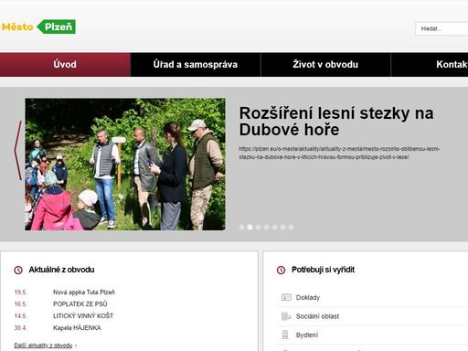portál městského obvodu plzeň 6