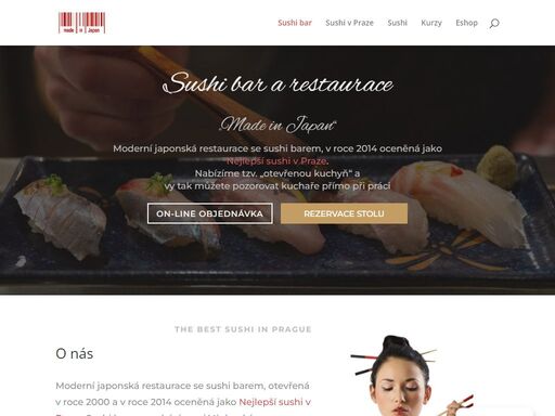 sushi bar a japonská restaurace made in japan, praha 1