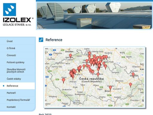 izolex - izolace střech, hydroizolace, tepelné izolace