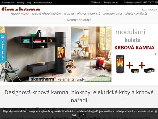 výhradní dovozce designových krbových kamen skantherm, exkluzivních biokrbů glammfire. výrobky eu, záruka 5 let!