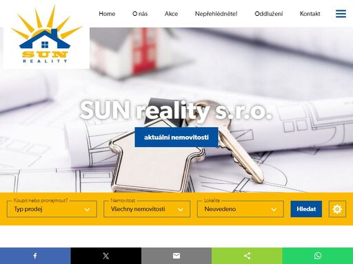 každý den stovky nových nemovitostí, reality. nemovitosti na prodej či pronájem v každém místě. přehledný katalog realit.