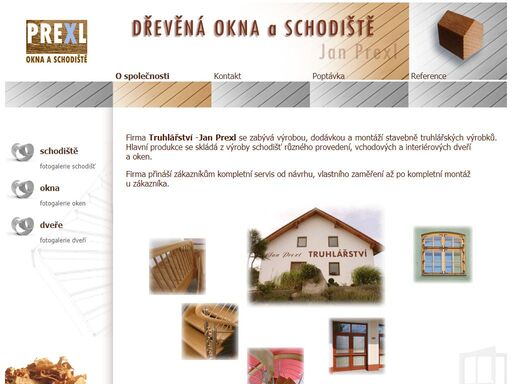 jan prexl truhlařství z masivního dřeva dveře, schody, okna