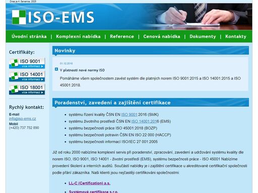 iso 9001, iso 9001:2015, iso 14001, iso 45001, poradenství a certifikace iso, iso 9001:2015, iso 14001:2015