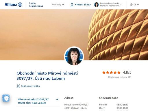 obchodní místo mírové náměstí 37, ústí nad labem