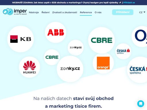 na našich řešeních staví svůj obchod a marketing přes 2000 firem. získejte více nových klientů, naše chytrá data a využijte největší databázi firem v čr i sr.