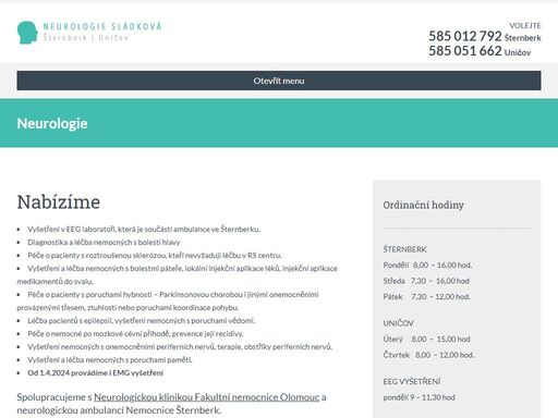 www.neurologie-sladkova.cz