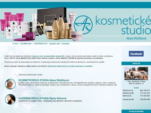 kosmetické studio aleny růžičkové, kadeřnické studio šárky klímové, nehtové studio zuzany veselé, kosmetika liberec, kadeřnictví, manikúra, spa manikúra, nehty, společenské účesy, svatební účesy, keratizace vlasu, vizaz-ar.com