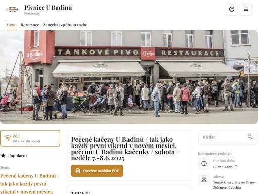 pivnice u badinů brno zábrdovice

tel. 722 903 903
