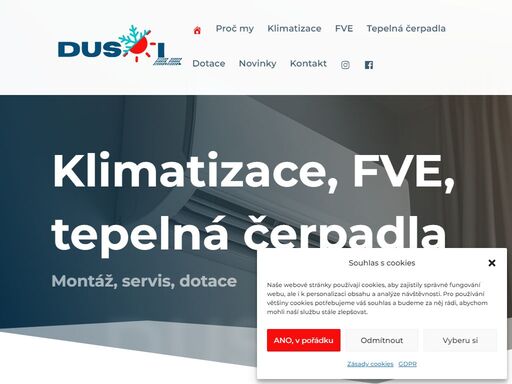 dušan sabol - zručná pomoc pro váš dům. specializujeme se na prodej, servis a montáž tepelných čerpadel, klimatizací a fotovoltaiky s dotací.