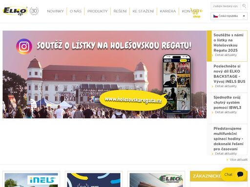 společnost elko ep je světový lídr v oblasti vývoje a výroby reléových elektronických přístrojů sídlící v holešově. 