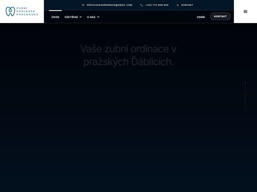 chcete mít pěkné a zdravé zuby? jste tu správně! nás se bát nemusíte. již 13 let pomáháme našim klientům mít zdravé zuby a krásný úsměv. zastavte se u nás na praze 8 v ďáblicích.