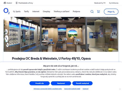 prodejna opava - oc breda & weinstein, u fortny 49/10. o2 služby, telefony, zařízení a příslušenství nebo profesionální podpora a spoustu dalšího, to nabízejí všechny naše značkové prodejny.