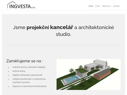 jsme projekční kancelář a architektonické studio. zaměřujeme se na projekty bydlení, občanské vybavenosti, dopravní a technické infrastruktury a urbanismu