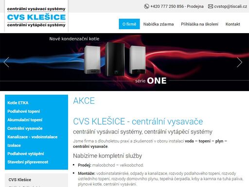 nabízíme centrální vysavače, tepelná čerpadla, krby, kamna na tuhá paliva a další. velkoobchodní a maloobchodní prodej | cvs klešice |