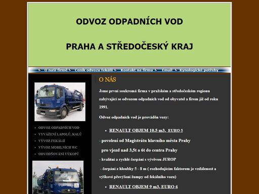 odvoz odpadn?ch vod, v?voz ?ump, v?voz septik?, v?voz j?mek, odvoz fek?li?