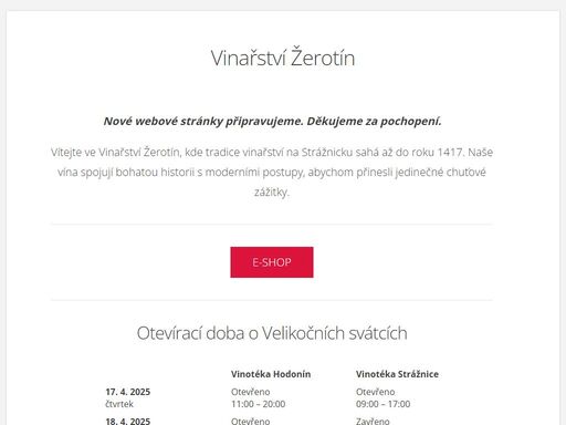 vinařství žerotín