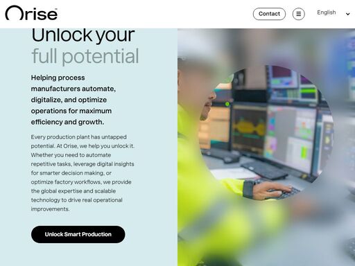 orise is the leading system-independent partner for automation, digitalization, and optimization for process and manufacturing industries.