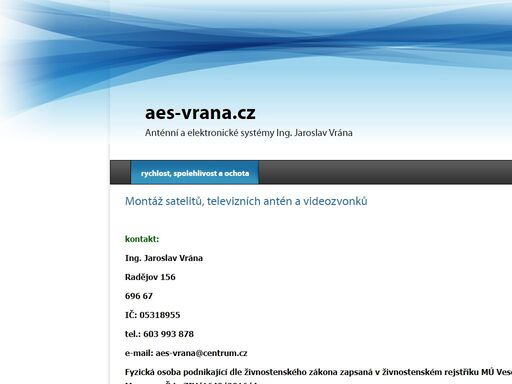 montáž satelitů, televizních antén a opravy elektroniky
