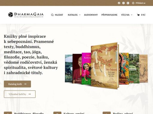 dharmagaia - knížky pro přemýšlivé lidi. antropologie, buddhismus théravádový, buddhismus mahájánový, buddhismus zenový, čínská kultura, ...