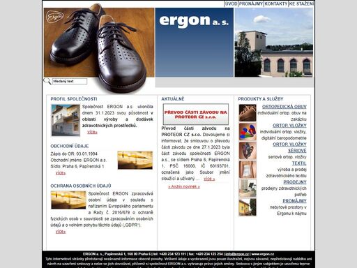 individuální ortopedická obuv, individuální ortopedické vložky, vložky digimed, zdravotnický textil a další produkce ergon a. s.