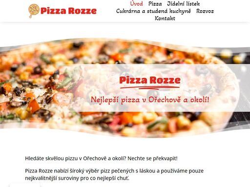 hledáte skvělou pizzu v ořechově a okolí? nechte se překvapit! pizza rozze nabízí šíroký výběr pizz pečených s láskou.