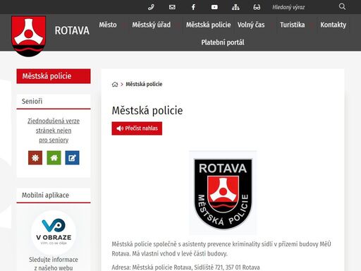 oficiální stránky města rotava