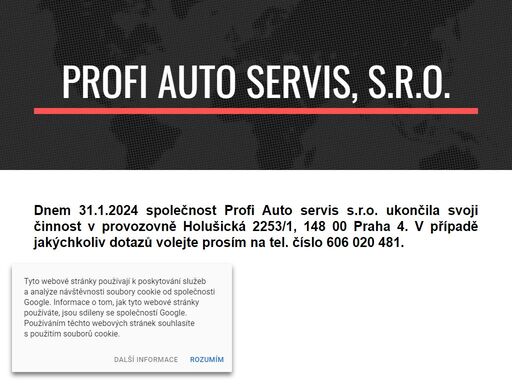 společnost profi auto servis nově přechází na systém multiznačkového servisu a nových zajímavých programů ručního mytí vozidel .    